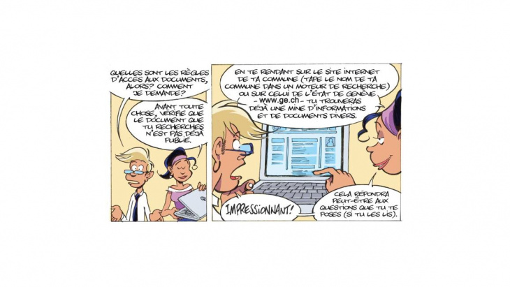 Transparence  - Illustration tirée de la BD LIPAD, dessin Eric Buche