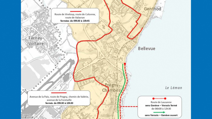 Carte géographique des restrictions de circulation