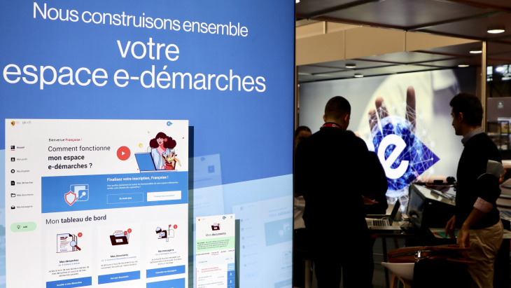 Vue du stand des Automnales