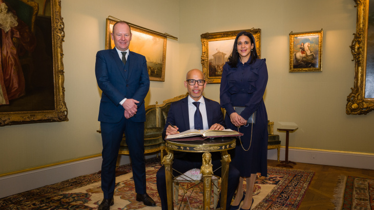 Visite de courtoisie de S.E. Monsieur José Sánchez-Fung, Ambassadeur de la République dominicaine en Suisse
