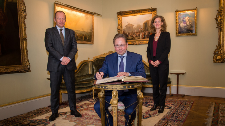 Visite de courtoisie de S.E. Monsieur Marc Bichler, représentant permanent du Grand-Duché du Luxembourg auprès de l'ONU à Genève