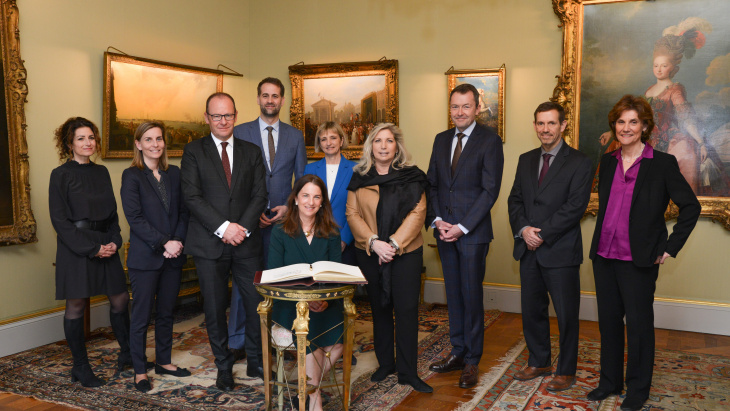 Déjeuner de courtoisie en l'honneur de S.E. Madame l'Ambassadrice Bathsheba Nell Crocker, représentante permanente des Etats-Unis d'Amérique auprès de l'ONU à Genève