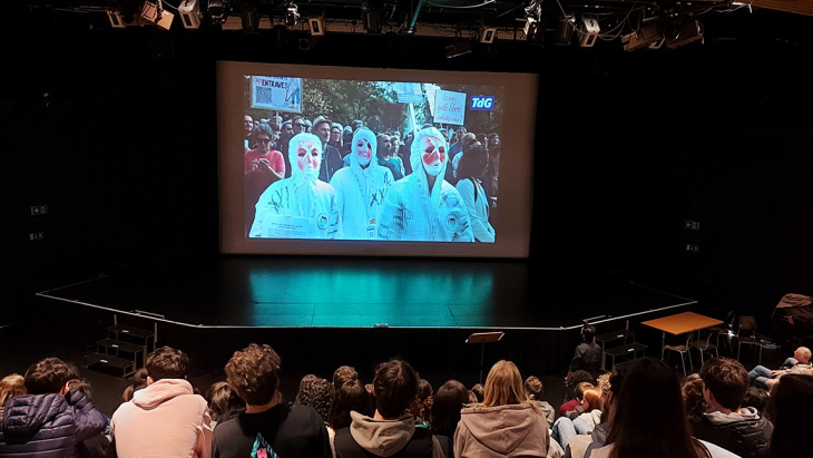 Aula du Collège de Saussure, lundi 25 avril 2022