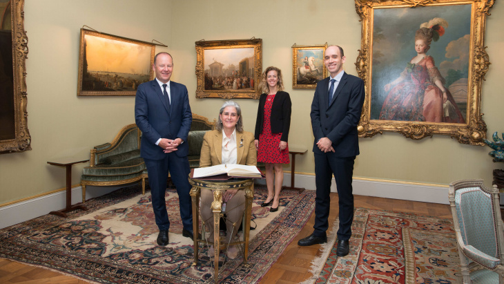 Visite de courtoisie de S.E. Madame María Celsa Nuño García, ambassadrice d'Espagne en Suisse