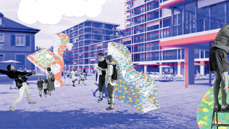 Illustration Place de Carantec