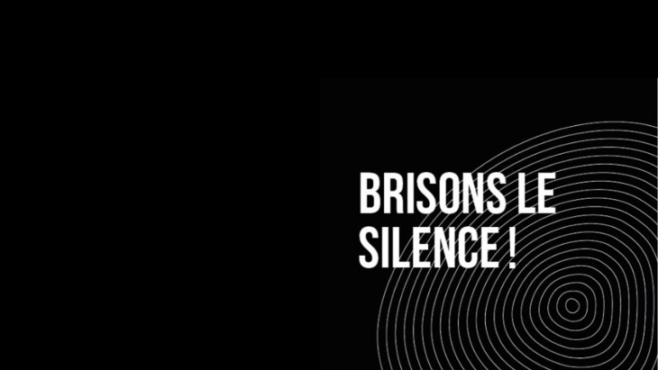 lignes papillaires sur le fond noir brisons le silence