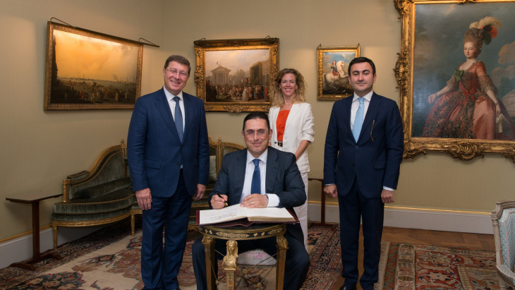 Visite de courtoisie de S.E. Monsieur l'Ambassadeur Galib Israfilov, représentant permanent de la République d’Azerbaïdjan auprès de l'ONU à Genève