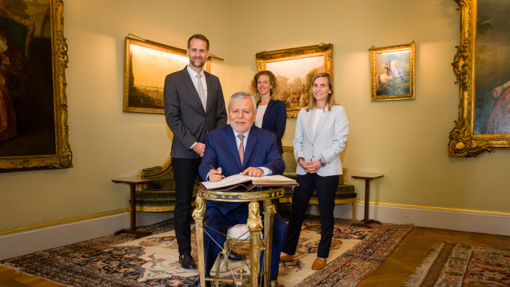 Visite de courtoisie de S.E. Monsieur l'Ambassadeur Luis Chuquihuara Chil, représentant permanent du Pérou auprès de l'ONU à Genève