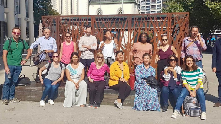 Les étudiants lors du lancement de la formation en septembre 2021