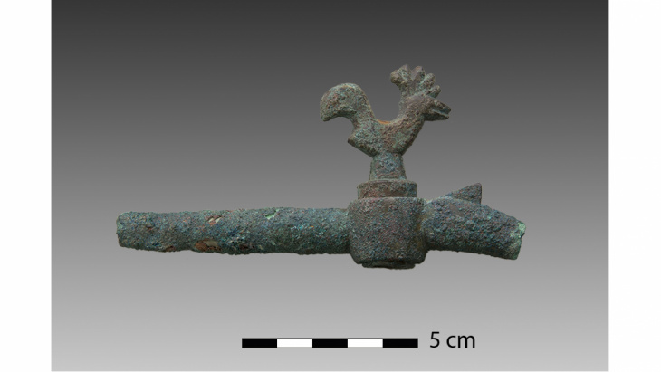 Un robinet de soutinage, © service d'archéologie