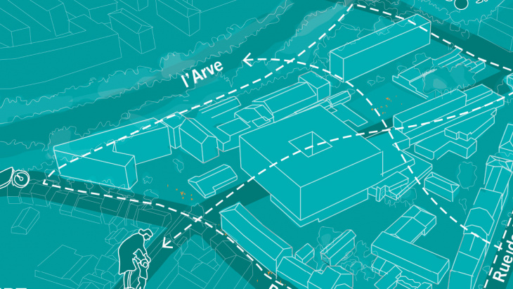 illustration du quartier actuel