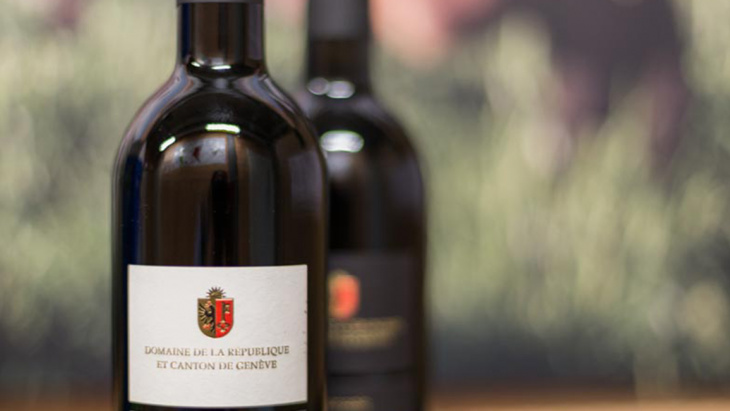 Etiquette de vin du Domaine de la Röpublique et cnaton de Genève