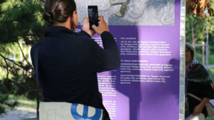 Vernissage du concours Europan 2022 à Carouge - photo : Patrick Gillieron Lopreno