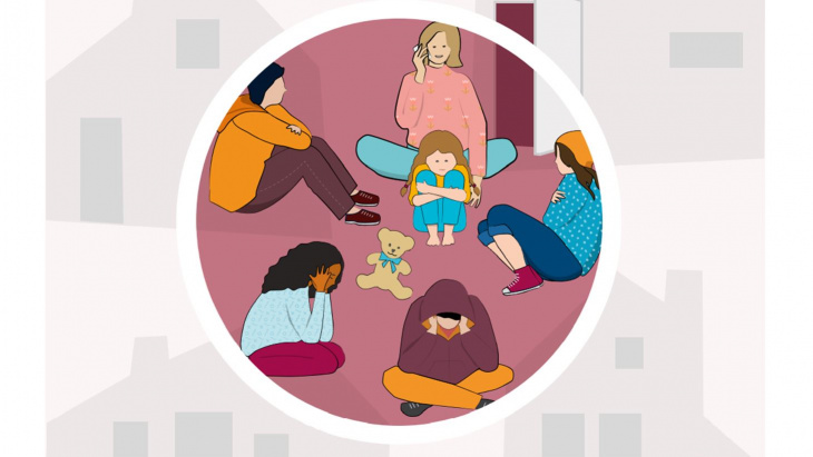 illustration guide enfants après la séparation des parents