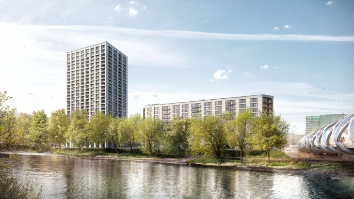 Bâtiments situés au bord de l’Arve - Losinger Marazzi