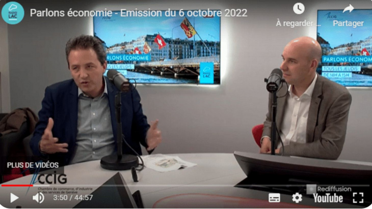 Emission "Parlons économie" du 6 octobre 2022 