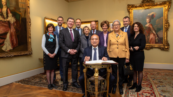 Déjeuner de courtoisie en l'honneur de Monsieur Houlin Zhao, secrétaire général de l'Union internationale des télécommunications (UIT), à l'occasion de son départ