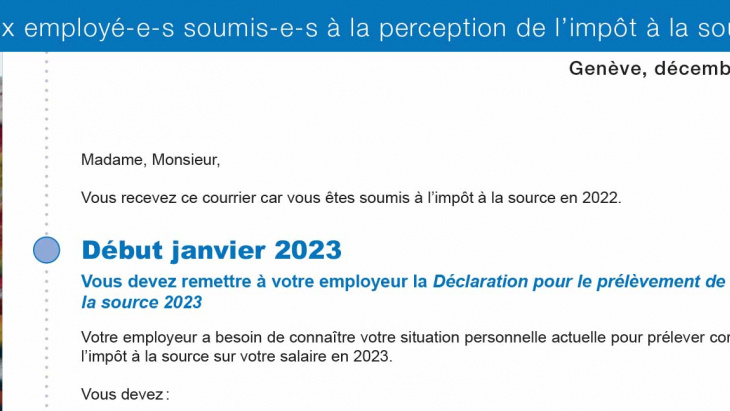 Courrier incomplet dans "Mes documents" des e-démarches fiscales
