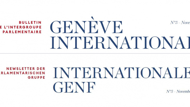 Bulletin de l'intergroupe parlementaire Genève internationale