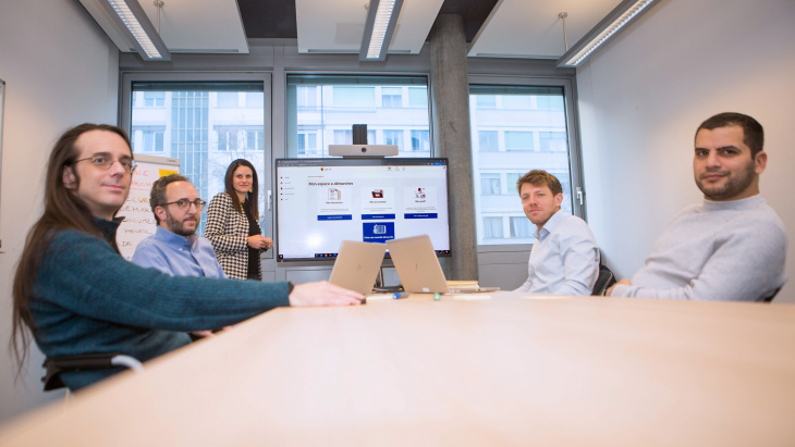 Photo séance équipe