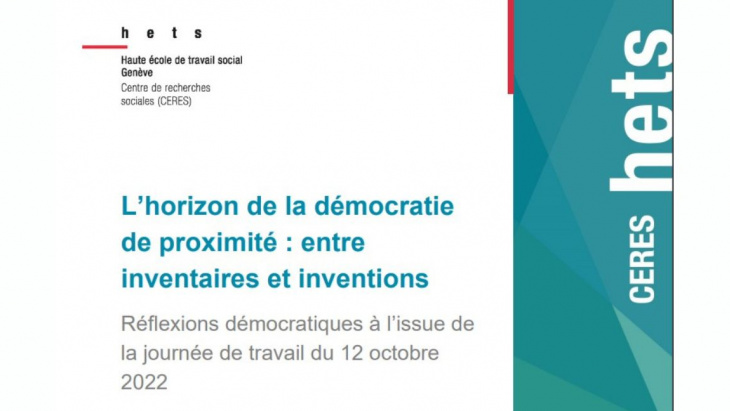 L'horizon de la démocratie de proximité : entre inventaires et inventions