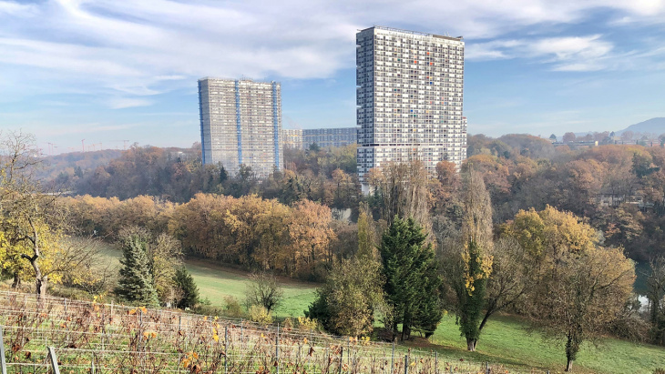 Différentes zones d'affectation au Lignon