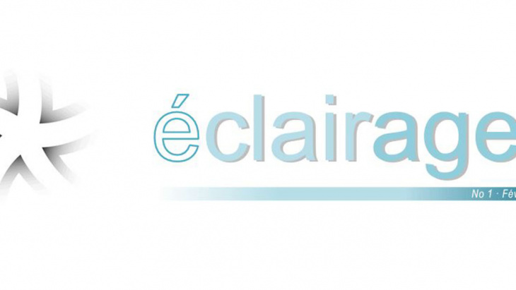 Premier numéro de la publication Eclairages