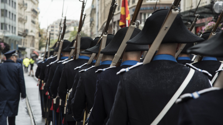 défilé des nouveaux membres
