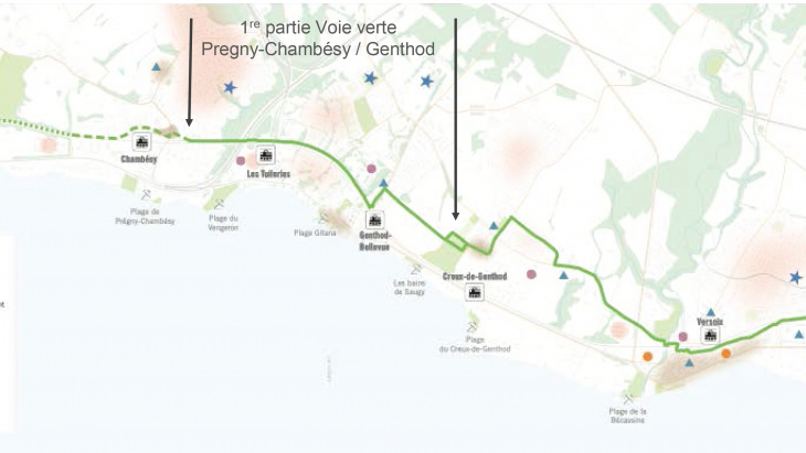 1re partie de la Voie verte Genève-Versoix