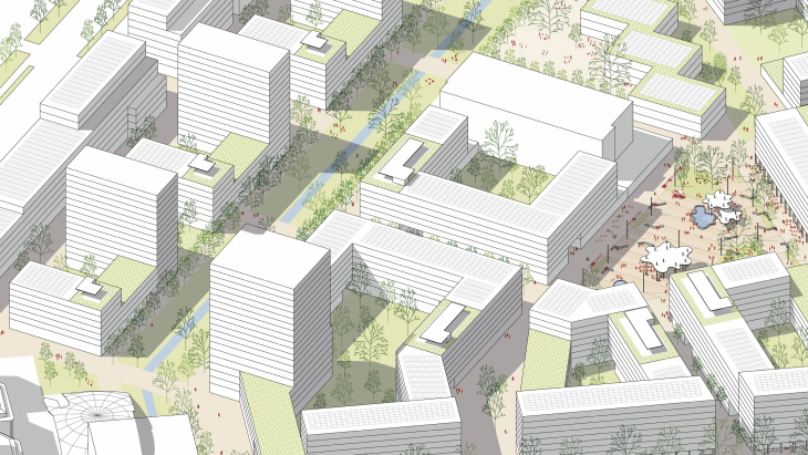 Axonométrie © Atelier P. Bonnet