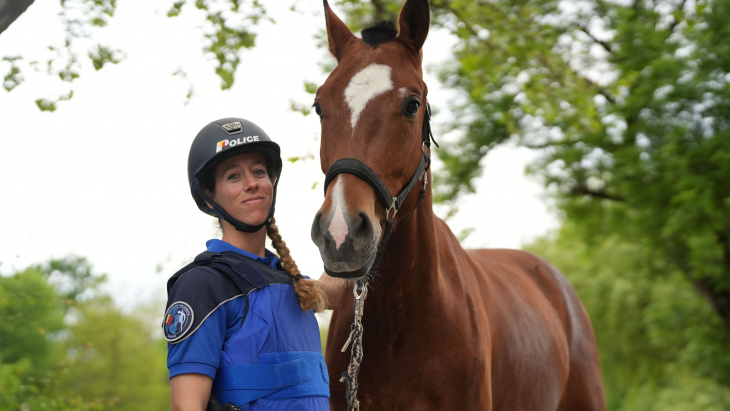 © Brigade équestre / Police cantonale Genève
