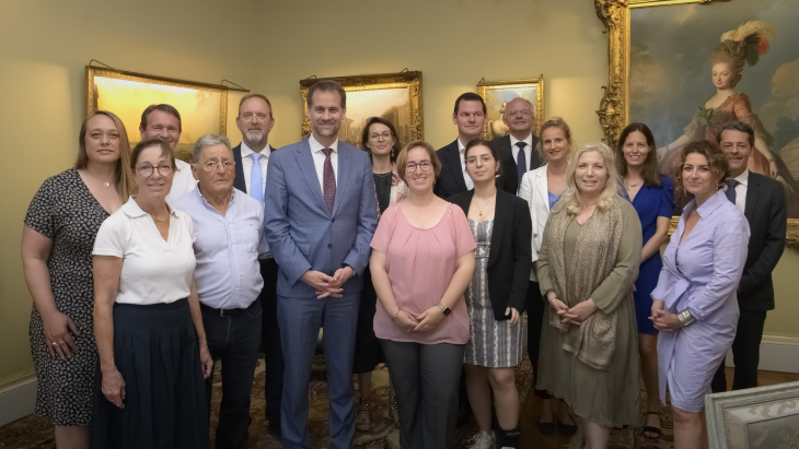 Le Conseil d'Etat et les membres Bureau du Grand Conseil