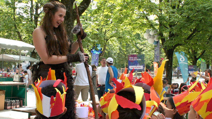 Fête des écoles au parc des Bastions, mercredi 28 juin 2023