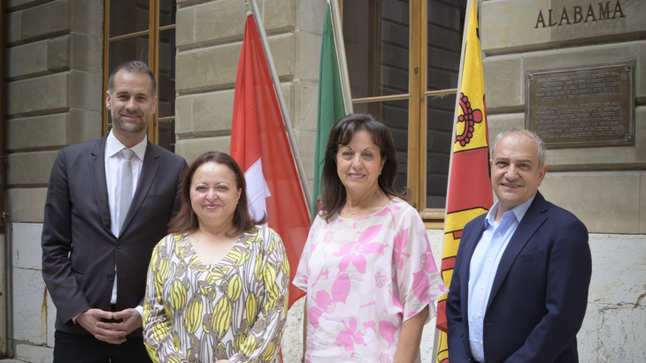 Visite de courtoisie de S.E. Madame l'Ambassadrice Faouzia Boumaiza-Mebarki, Représentante permanente de la République algérienne démocratique et populaire auprès de l'Office des Nations unies à Genève