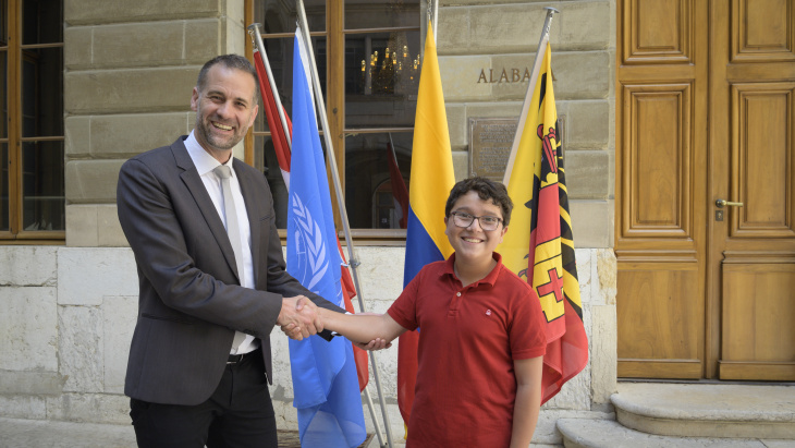 Visite de Monsieur Francisco Vera, activiste colombien de l'action climatique