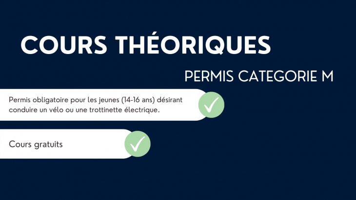 Inscription aux cours théorique gratuits donnés par la police genevoise en vue d'obtenir un permis M