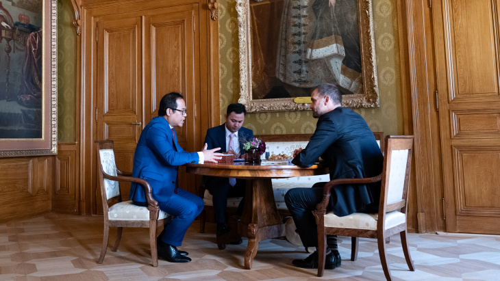 Visite de courtoisie de S.E. Monsieur l'Ambassadeur Dara In, Représentant permanent du Royaume du Cambodge auprès de l'ONU à Genève 