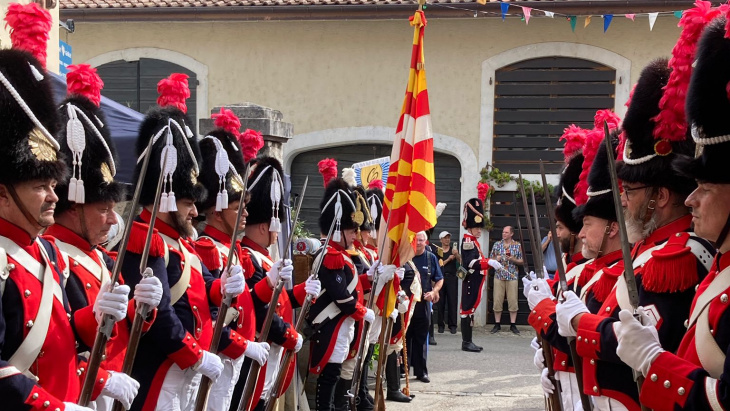 Réception offerte à la communauté internationale à l'occasion de la 60e Fête des vendanges de Russin