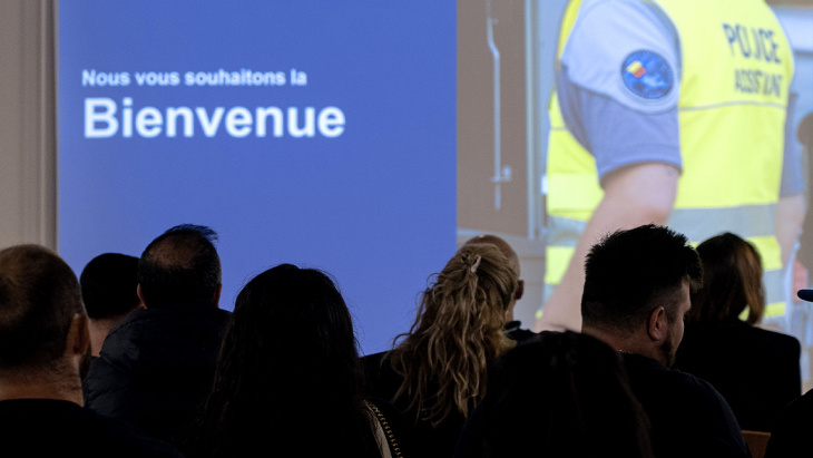 Assistant de sécurité publique non-armé (ASP NA) : séance d'information à l'OCE