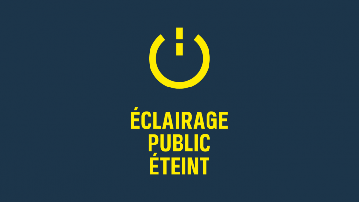 Eclairage public éteint