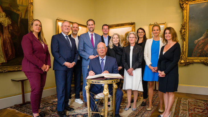 Déjeuner de courtoisie en l'honneur du  Professeur Klaus Schwab, fondateur et président exécutif du World Economic Forum (WEF)