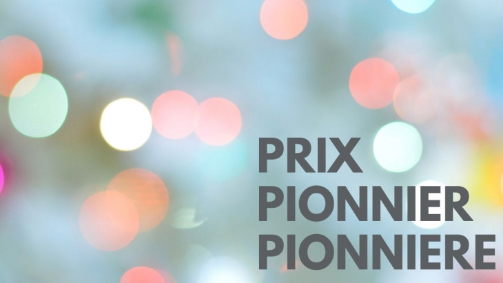 prix pionnier pionnière fond lumineux