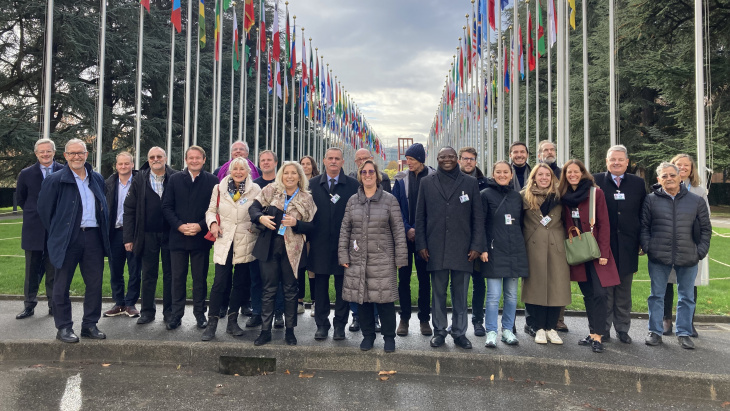 Visite du Palais des Nations par les députés au Grand Conseil 
