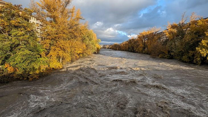 L'Arve en crue - 15 novembre 2023