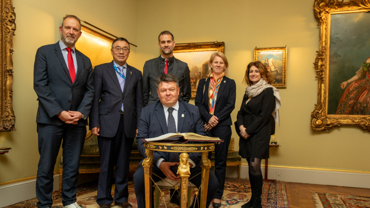 Déjeuner de courtoisie en l'honneur du Professeur Petteri Taalas, Secrétaire général de l'Organisation météorologique mondiale (OMM), à l'occasion de la fin de son mandat 