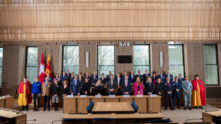 Présentation des vœux du Corps consulaire au Conseil d'Etat 2024