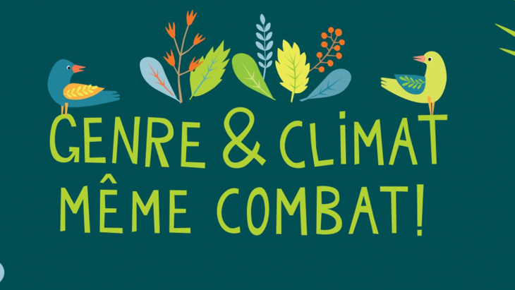 genre et climat même combat slogan semaine de l'égalité en Ville de Genève