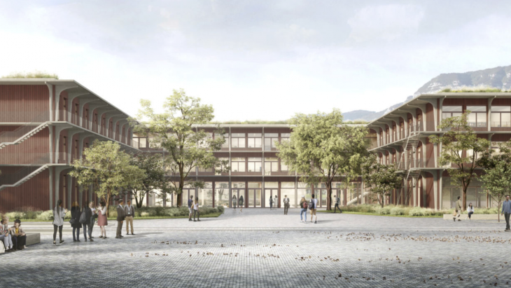 Projet d'architecture de l'établissement d'enseignement II à Confignon