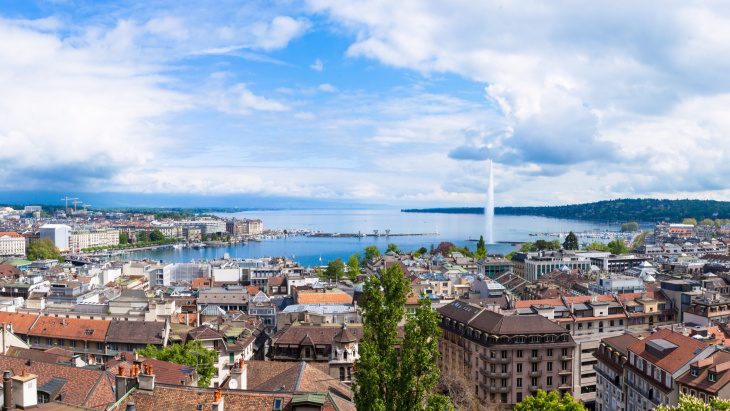 Genève vue d'ensemble