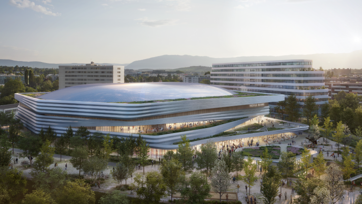 Projet d'architecture de la patinoire de Trèfle-Blanc